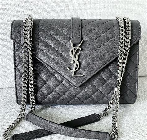 yves saint laurent purse grey|women yves saint laurent purses.